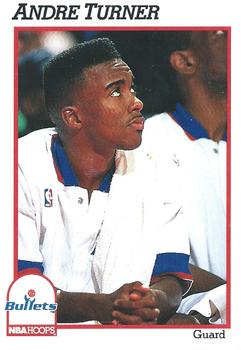 1991-92 Hoops #447 Andre Turner Front
