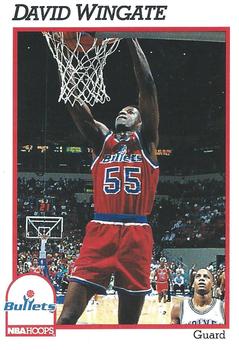 1991-92 Hoops #448 David Wingate Front