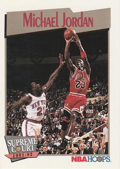 1991-92 Hoops #455 Michael Jordan Front
