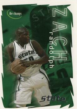 2000-01 Old Kent Michigan State Spartans #NNO Zach Randolph Front