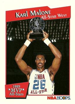 1991-92 Hoops - MVP All-Stars #X Karl Malone Front