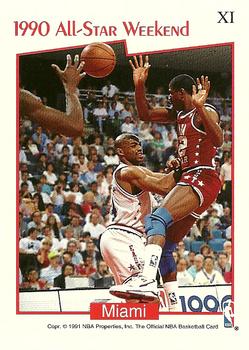 1991-92 Hoops - MVP All-Stars #XI Magic Johnson Back