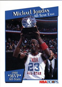 1991-92 Hoops - MVP All-Stars #IX Michael Jordan Front