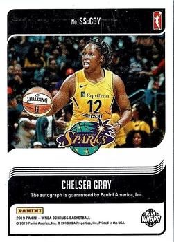 2019 Donruss WNBA - Silver Press Proof #2 Chelsea Gray Back