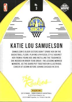 2019 Donruss WNBA - Purple Press Proof #98 Katie Lou Samuelson Back