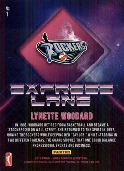 2019 Donruss WNBA - Express Lane #1 Lynette Woodard Back