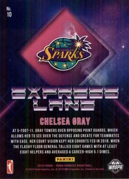 2019 Donruss WNBA - Express Lane #10 Chelsea Gray Back