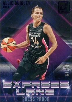 2019 Donruss WNBA - Express Lane Purple Press Proof #13 Allie Quigley Front