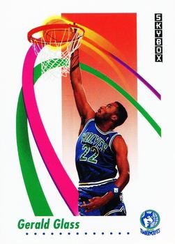 1991-92 SkyBox #170 Gerald Glass Front