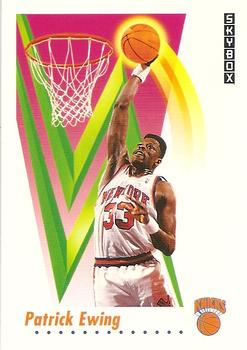 1991-92 SkyBox #189 Patrick Ewing Front