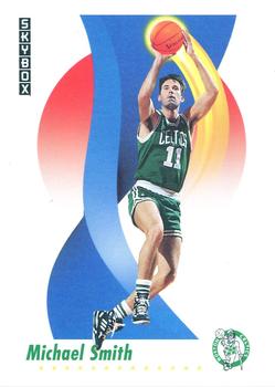 1991-92 SkyBox #21 Michael Smith Front