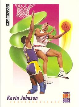 1991-92 SkyBox #225 Kevin Johnson Front