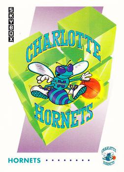 1991-92 SkyBox #353 Charlotte Hornets Front