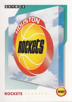 1991-92 SkyBox #360 Houston Rockets Front