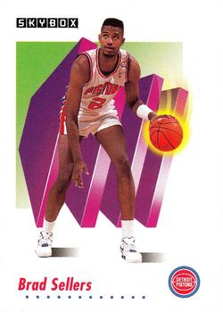 1991-92 SkyBox #626 Brad Sellers Front