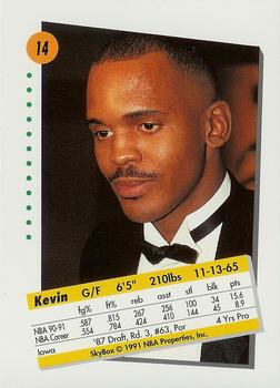 1991-92 SkyBox #14 Kevin Gamble Back
