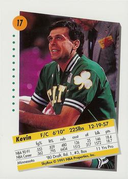 1991-92 SkyBox #17 Kevin McHale Back