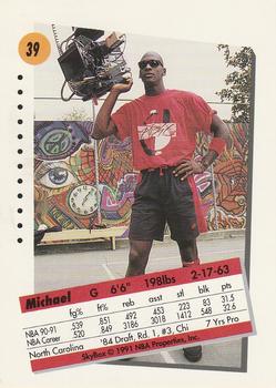 1991-92 SkyBox #39 Michael Jordan Back