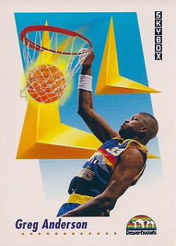 1991-92 SkyBox #68 Greg Anderson Front