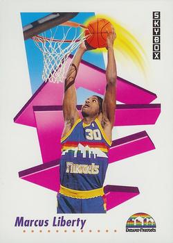 1991-92 SkyBox #72 Marcus Liberty Front
