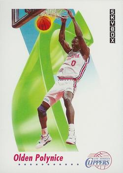 1991-92 SkyBox #130 Olden Polynice Front