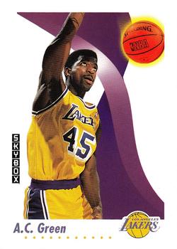 1991-92 SkyBox #136 A.C. Green Front
