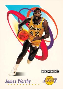 1991-92 SkyBox #143 James Worthy Front