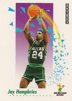 1991-92 SkyBox #158 Jay Humphries Front