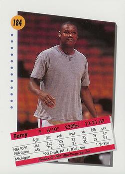 1991-92 SkyBox #184 Terry Mills Back