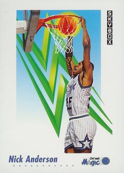 1991-92 SkyBox #200 Nick Anderson Front