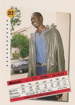 1991-92 SkyBox #212 Manute Bol Back