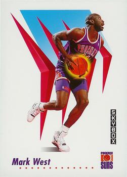 1991-92 SkyBox #231 Mark West Front