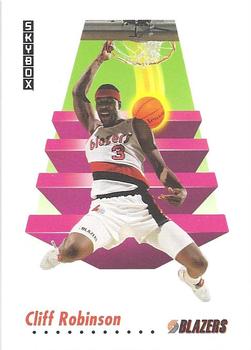1991-92 SkyBox #241 Cliff Robinson Front