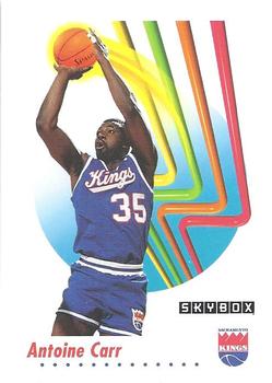 1991-92 SkyBox #244 Antoine Carr Front