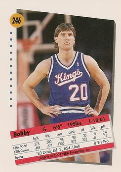1991-92 SkyBox #246 Bobby Hansen Back