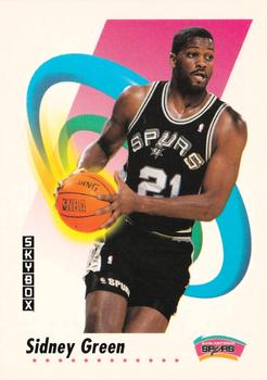 1991-92 SkyBox #257 Sidney Green Front