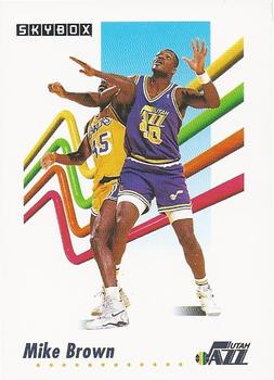 1991-92 SkyBox #277 Mike Brown Front