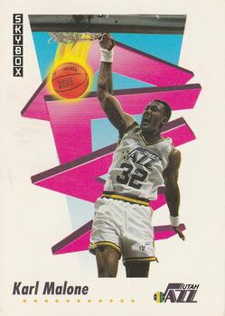 1991-92 SkyBox #283 Karl Malone Front