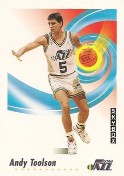 1991-92 SkyBox #286 Andy Toolson Front