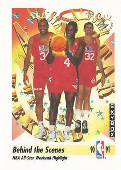 1991-92 SkyBox #317 Behind the Scenes Front