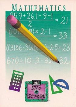 1991-92 SkyBox #339 Mathematics Front
