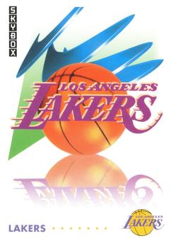 1991-92 SkyBox #363 Los Angeles Lakers Front