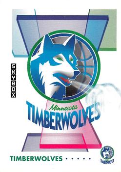 1991-92 SkyBox #366 Minnesota Timberwolves Front