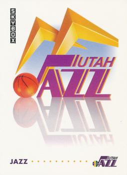1991-92 SkyBox #376 Utah Jazz Front