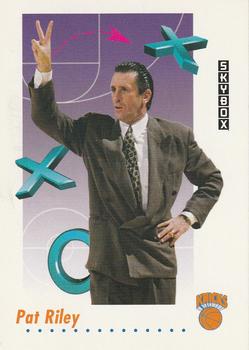 1991-92 SkyBox #395 Pat Riley Front
