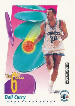 1991-92 SkyBox #434 Dell Curry Front