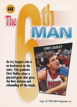1991-92 SkyBox #448 Chris Dudley Back