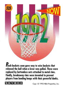 1991-92 SkyBox #525 The Basket Back