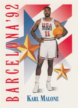 1991-92 SkyBox #535 Karl Malone Front