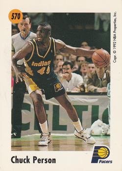 1991-92 SkyBox #570 Chuck Person Back